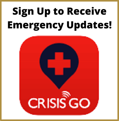  Sign up to receive emergency updates